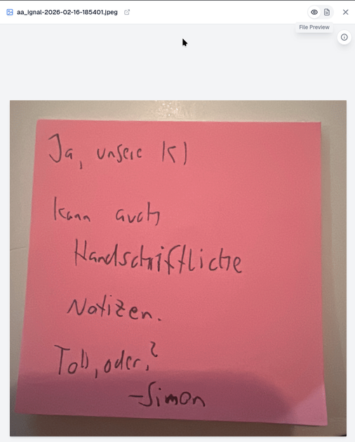 Handschrifterkennung