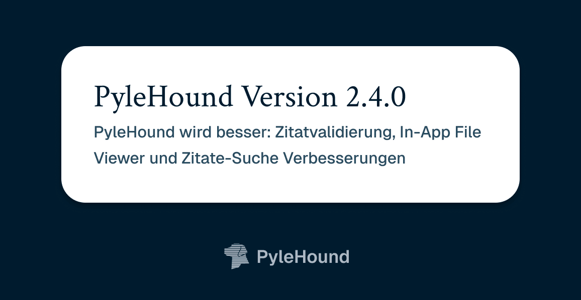 PyleHound Release 2.4.0