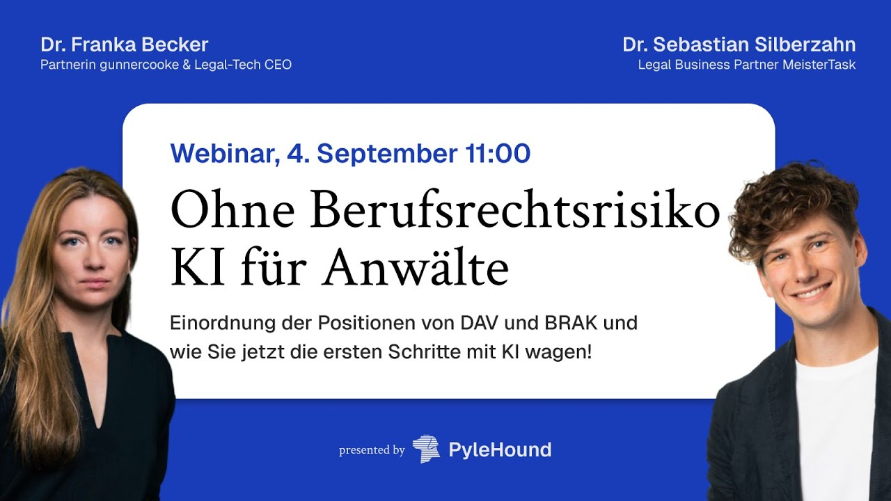 Cover Image for Ohne Berufsrechtsrisiko: Künstliche Intelligenz für Anwälte